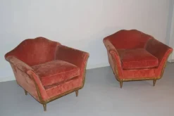 Pamono Mid-Century Italian Armchairs and Sofa Set, 1950s, Set of 3 Discount