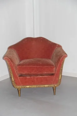 Pamono Mid-Century Italian Armchairs and Sofa Set, 1950s, Set of 3 Discount