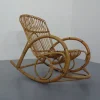 Pamono Mid-Century Italian Bamboo Rocking Chair, 1950s Outlet