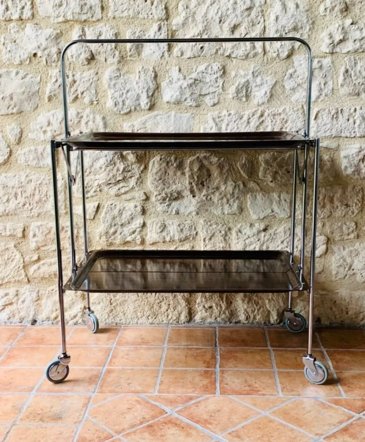 Pamono Mid-Century Italian Bar Cart by Speedy New