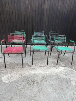 Pamono Mid-Century Italian Bar Chairs, 1960s, Set of 6