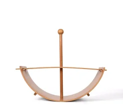 Pamono Mid-Century Italian Beech Plywood Wood Children Rocking Toy Chair, 1970s Best