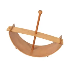 Pamono Mid-Century Italian Beech Plywood Wood Children Rocking Toy Chair, 1970s Best