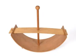 Pamono Mid-Century Italian Beech Plywood Wood Children Rocking Toy Chair, 1970s Best