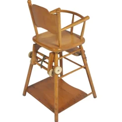 Pamono Mid-Century Italian Beech Children's Highchair, 1960s Clearance