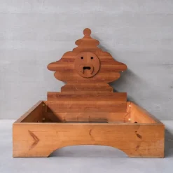 Pamono Mid-Century Italian Bocca Della Verità Bed by Mario Ceroli for Poltronova Clearance