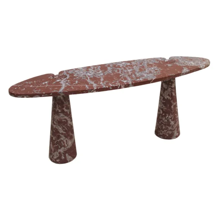 Pamono Mid-Century Italian Console Table in Red Marble by Angelo Mangiarotti for Skipper, 1970s Best