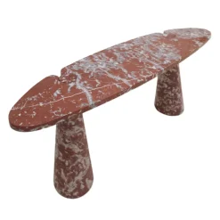 Pamono Mid-Century Italian Console Table in Red Marble by Angelo Mangiarotti for Skipper, 1970s Best