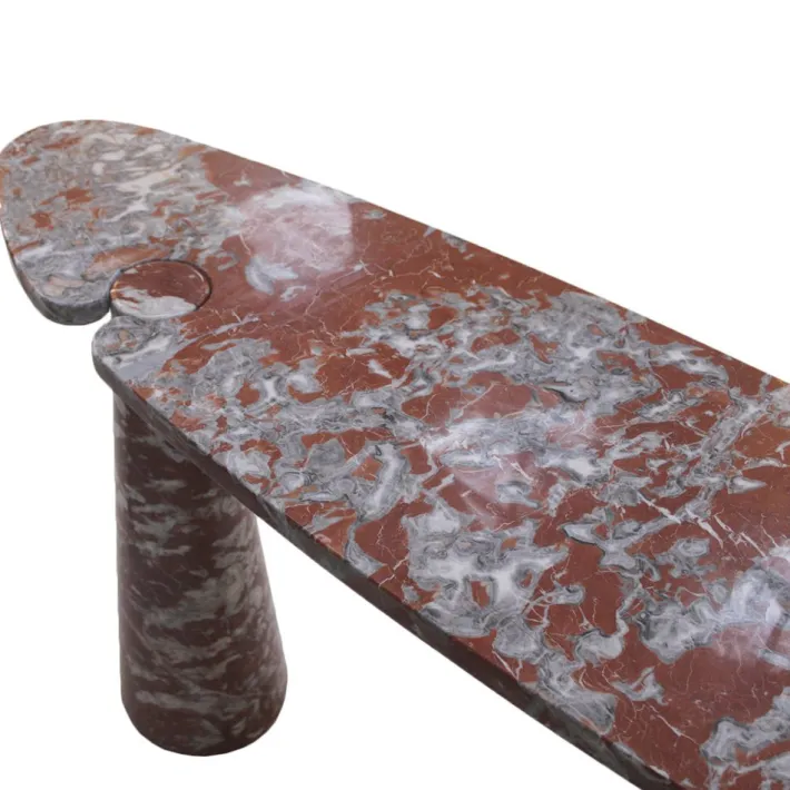 Pamono Mid-Century Italian Console Table in Red Marble by Angelo Mangiarotti for Skipper, 1970s Best