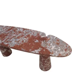 Pamono Mid-Century Italian Console Table in Red Marble by Angelo Mangiarotti for Skipper, 1970s Best