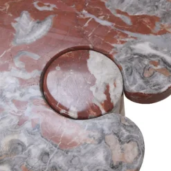 Pamono Mid-Century Italian Console Table in Red Marble by Angelo Mangiarotti for Skipper, 1970s Best