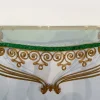 Pamono Mid-Century Italian Green Crystal Gold Iron Console Table by Pier Luigi Colli, 1950 Clearance