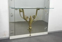 Pamono Mid-Century Italian Modern Mirror with Console by Pier Luigi Colli for Cristal Arte, Set of 2 Best