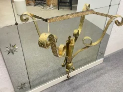 Pamono Mid-Century Italian Modern Mirror with Console by Pier Luigi Colli for Cristal Arte, Set of 2 Best