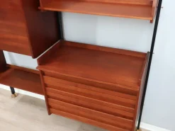 Pamono Mid-Century Italian Modular Wall Unit with Folding Desk, 1950s Outlet