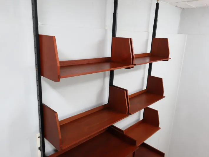 Pamono Mid-Century Italian Modular Wall Unit with Folding Desk, 1950s Outlet