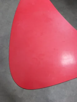 Pamono Mid-Century Italian Oval Red Children's Table Discount