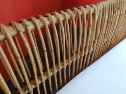 Pamono Mid-Century Italian Rattan and Bamboo Sofa, 1960s Hot