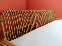 Pamono Mid-Century Italian Rattan and Bamboo Sofa, 1960s Hot