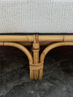 Pamono Mid-Century Italian Rattan and Bamboo Sofa, 1960s Hot