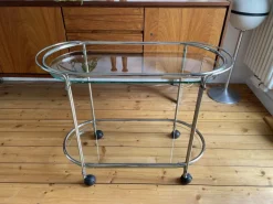 Pamono Mid-Century Italian Riki T52 Serving Trolley from Gallotti & Radice New