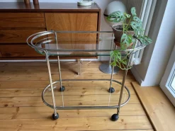 Pamono Mid-Century Italian Riki T52 Serving Trolley from Gallotti & Radice New