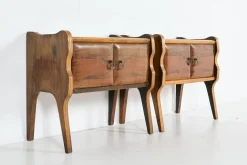 Pamono Mid-Century Italian Sculptural Nightstands, 1950s, Set of 2 Online