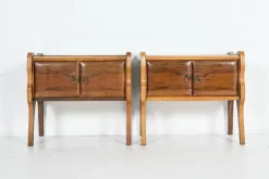 Pamono Mid-Century Italian Sculptural Nightstands, 1950s, Set of 2 Online