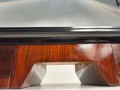 Pamono Mid-Century Italian Wood and Brass Console Table, 1950s Outlet