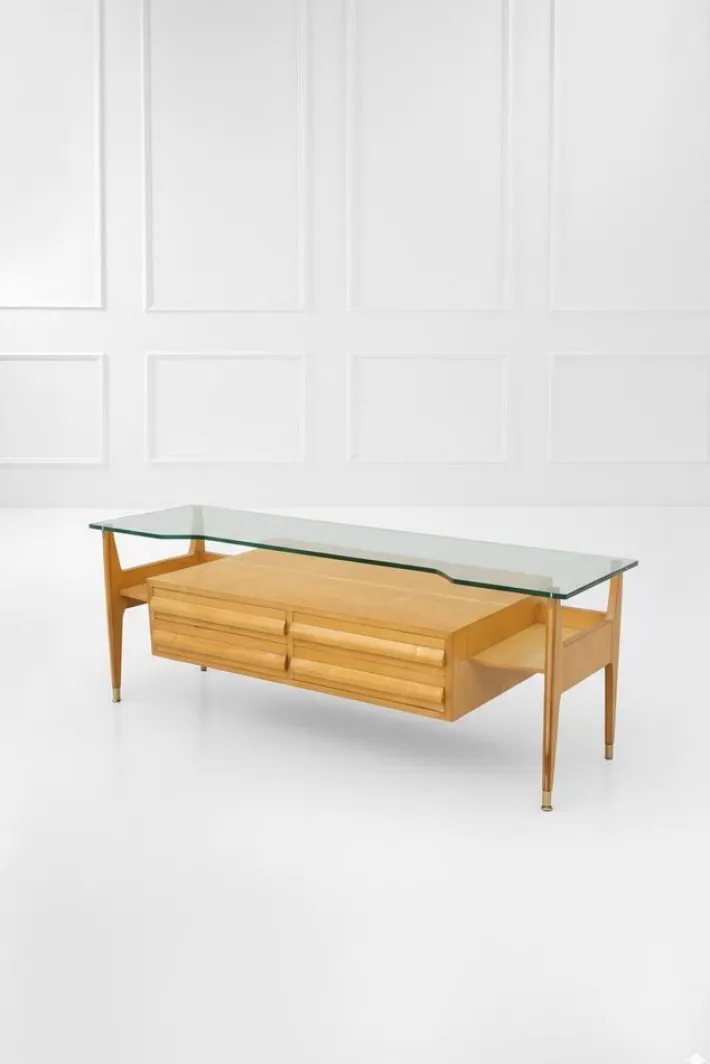 Pamono Mid-Century Italian Wooden Chest of Drawers, 1950s Hot