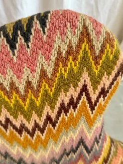 Pamono Mid-Century Italian Woven Wool Headboard from Missoni, 1970s Hot