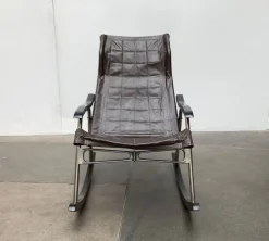 Pamono Mid-Century Japanese Space Age Folding Rocking Chair by Takeshi Nii, 1960s Best