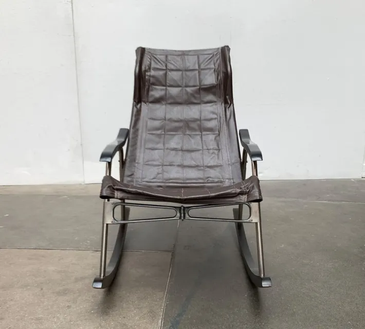 Pamono Mid-Century Japanese Space Age Folding Rocking Chair by Takeshi Nii, 1960s Best