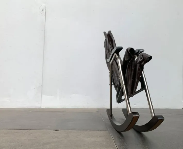 Pamono Mid-Century Japanese Space Age Folding Rocking Chair by Takeshi Nii, 1960s Best