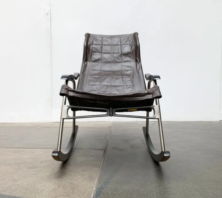 Pamono Mid-Century Japanese Space Age Folding Rocking Chair by Takeshi Nii, 1960s Best