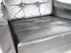 Pamono Mid-Century Leather Sofas and Armchairs from Krasemann, 1960s, Set of 3 Outlet