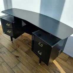 Pamono Mid-Century Librenza Curved Dressing Table by E Gomme for G-Plan, 1950 Clearance