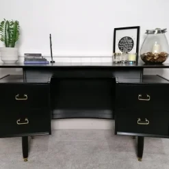 Pamono Mid-Century Librenza Curved Dressing Table by E Gomme for G-Plan, 1950 Clearance