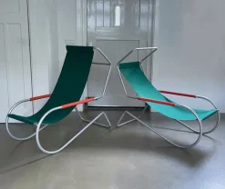 Pamono Mid-Century Lido Sun Lounge Chairs by Battista and Gino Giudici, Italy, 1950s, Set of 4 Clearance