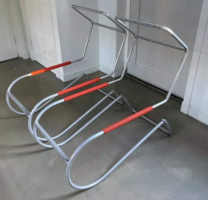 Pamono Mid-Century Lido Sun Lounge Chairs by Battista and Gino Giudici, Italy, 1950s, Set of 4 Clearance