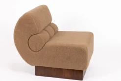 Pamono Mid-Century Lounge Chair in Cashmere Bouclé from Shumacher, Italy, 1970s Best