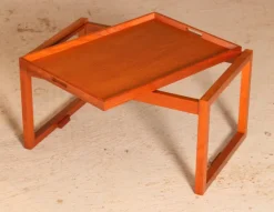 Pamono Mid-Century Metamorphic Teak Serving Trolley from White & Newton, 1960s Online