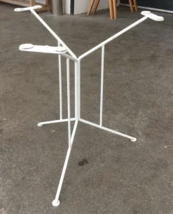 Pamono Mid-Century Minimalist German Metal Garden Table attributed to Mauser Werke Waldeck, 1960s Sale