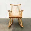 Pamono Mid-Century Model WK-S 7 Beech Rocking Chair by Arno Lambrecht for Wk Möbel, 1950s Sale