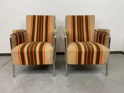 Pamono Mid-Century Modern Armchairs by Joszef Peresztegi, 1970s, Set of 2
