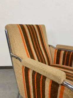 Pamono Mid-Century Modern Armchairs by Joszef Peresztegi, 1970s, Set of 2