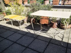 Pamono Mid-Century Modern Austrian Wrought Iron Garden Seating Set by Karasek & Co, 1950s, Set of 2 Online