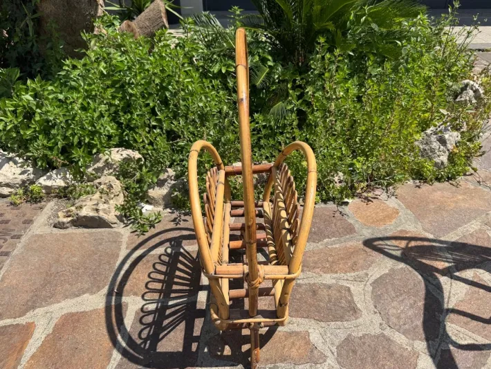 Pamono Midcentury Modern Bamboo Rattan Sofa Set, 1960s, Set of 6