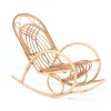 Pamono Mid-Century Modern Bamboo and Rattan Children's Rocking Chair, 1970s Outlet