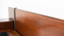 Pamono Mid-Century Modern Bed with Nightstands attributed to Fabio Lenci for Bernini, Italy, 1970s Best